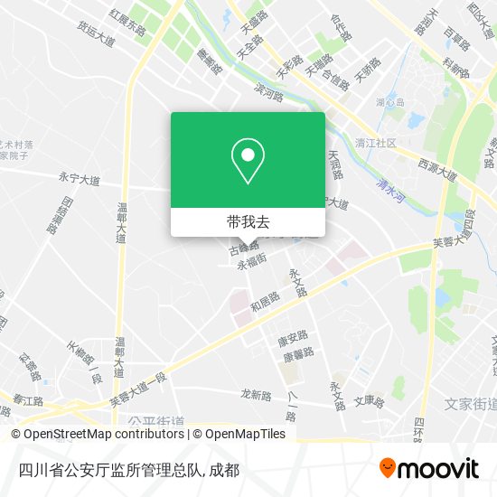 四川省公安厅监所管理总队地图