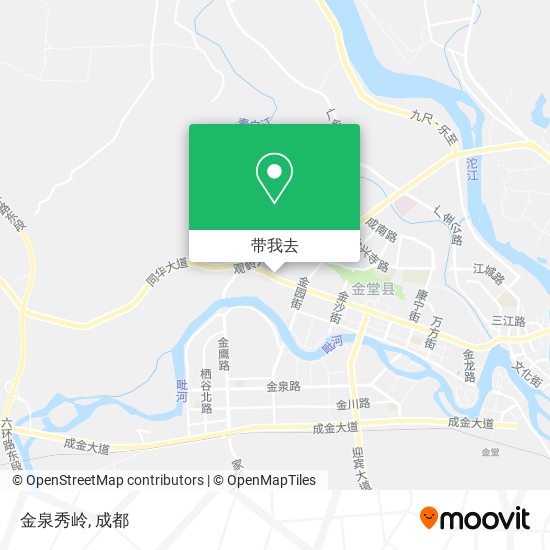 金泉秀岭地图