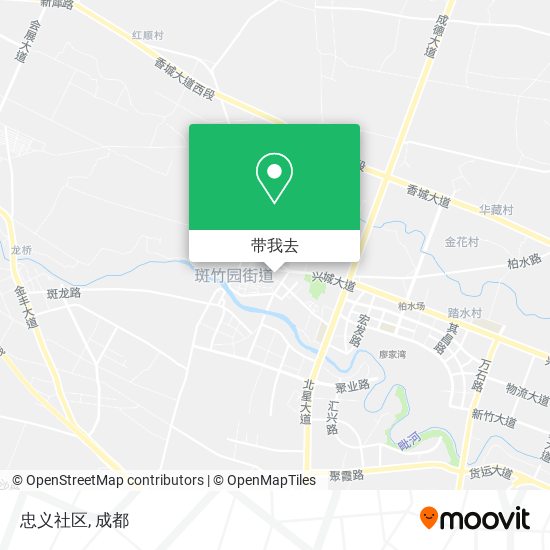忠义社区地图