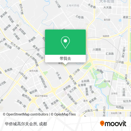 华侨城高尔夫会所地图