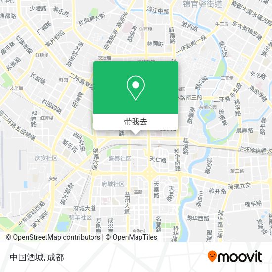 中国酒城地图