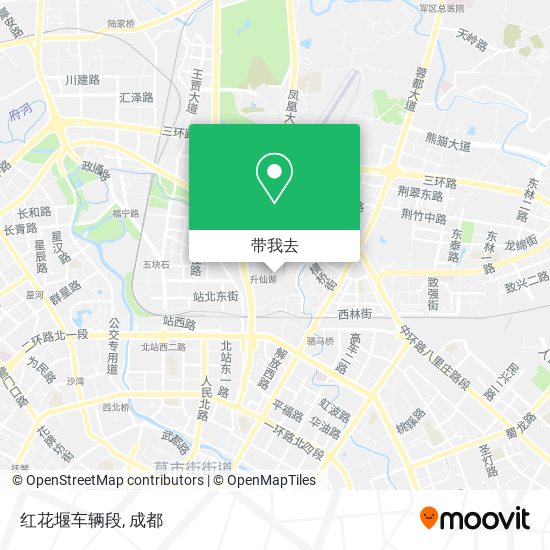 红花堰车辆段地图