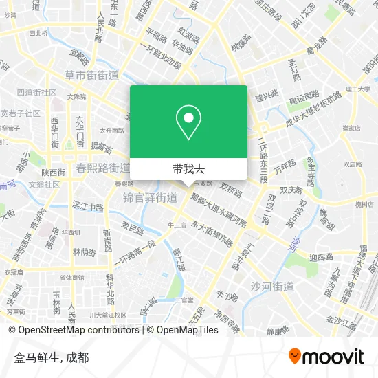 盒马鲜生地图
