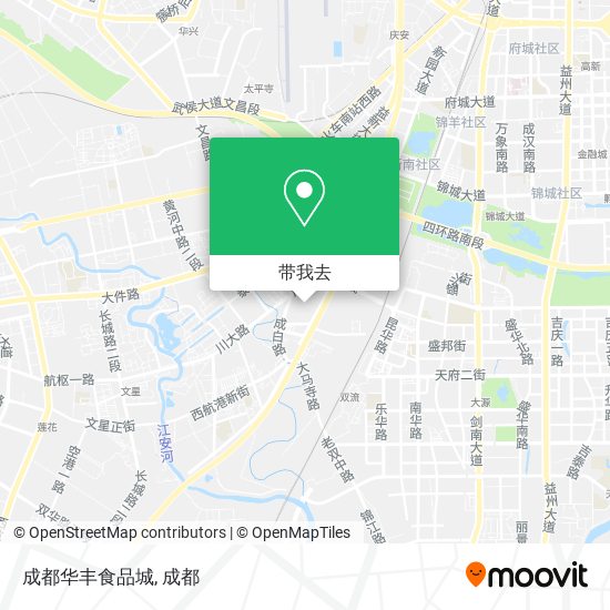 成都华丰食品城地图