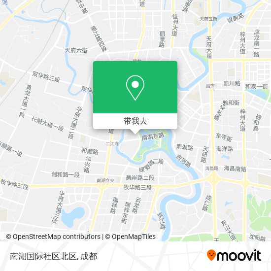 南湖国际社区北区地图