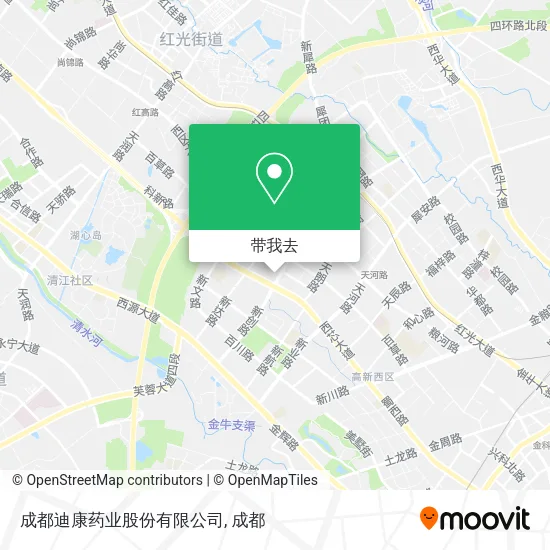 成都迪康药业股份有限公司地图