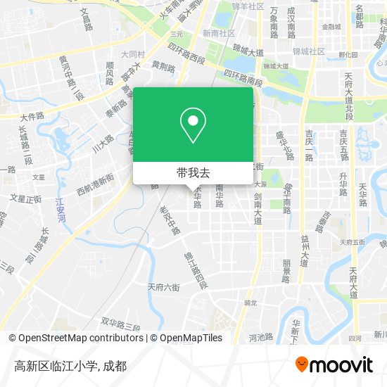 高新区临江小学地图