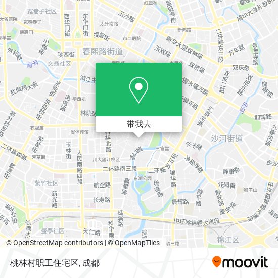 桃林村职工住宅区地图