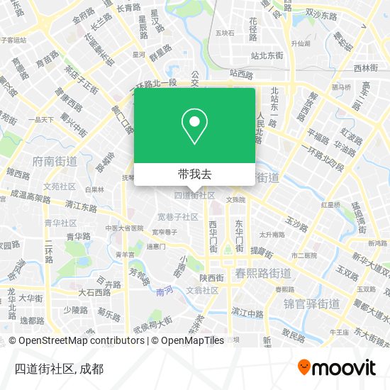 四道街社区地图