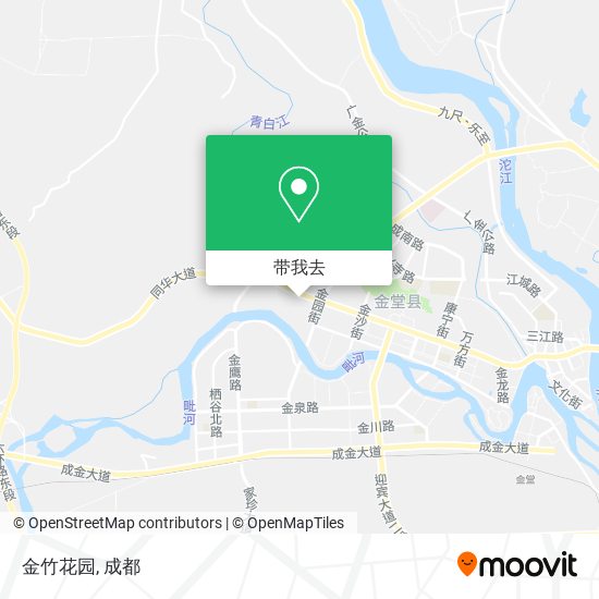 金竹花园地图