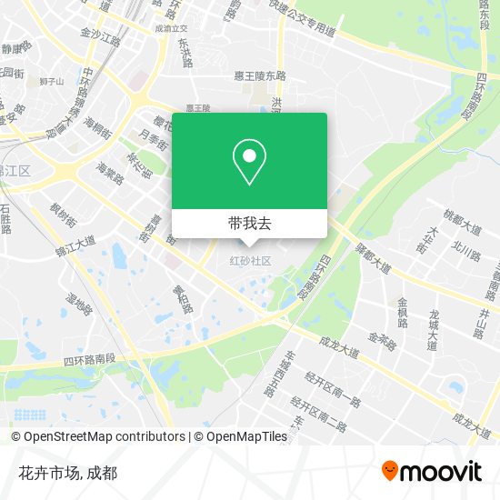 花卉市场地图