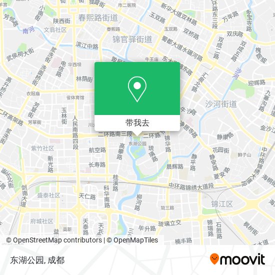 东湖公园地图