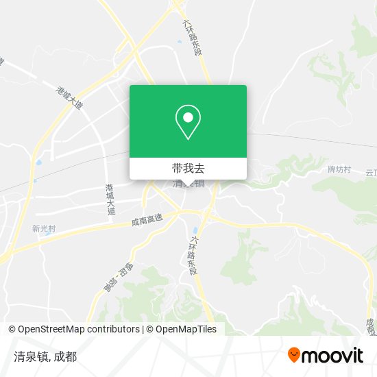 清泉镇地图