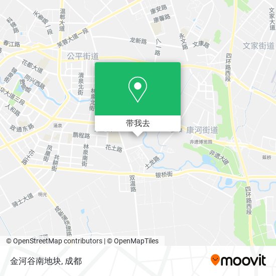 金河谷南地块地图