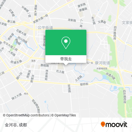 金河谷地图