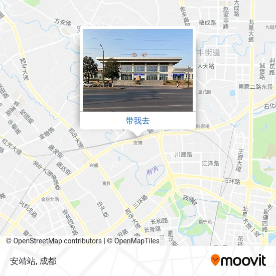 安靖站地图