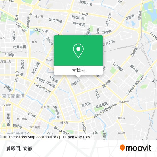 晨曦园地图