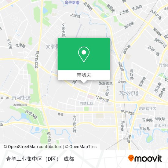 青羊工业集中区（D区）地图
