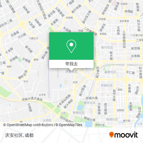 庆安社区地图