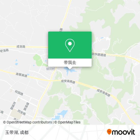 玉带湖地图