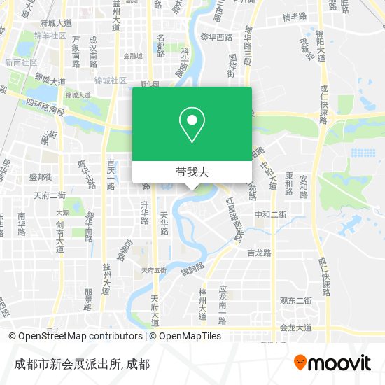成都市新会展派出所地图