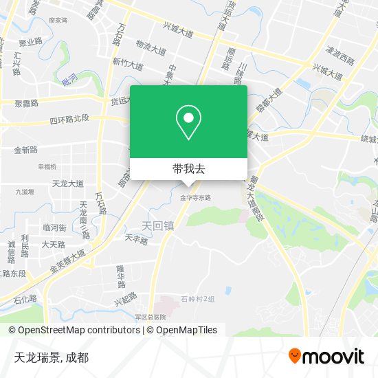 天龙瑞景地图