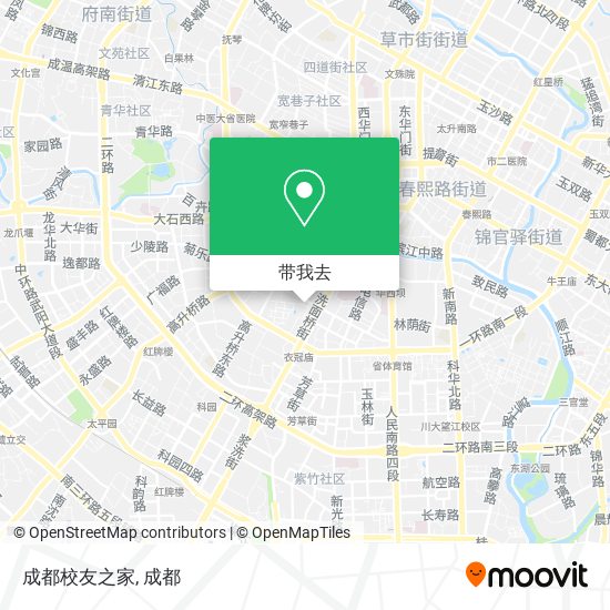 成都校友之家地图