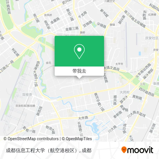 成都信息工程大学（航空港校区）地图