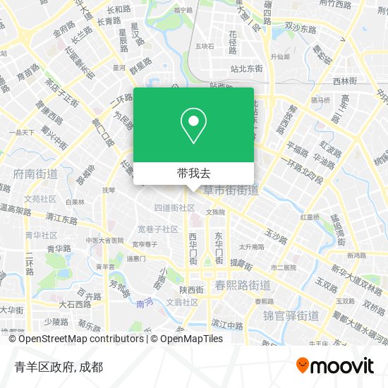 青羊区政府地图