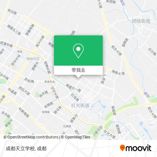成都天立学校地图