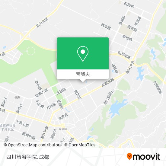 四川旅游学院地图