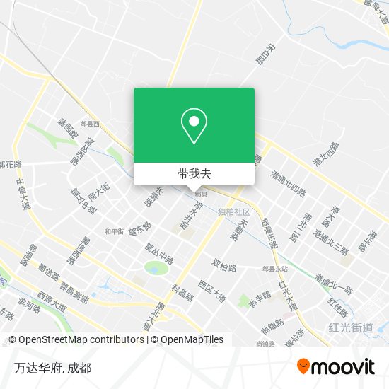 万达华府地图