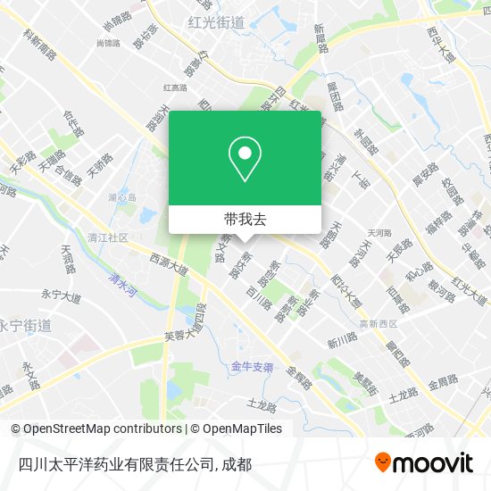 四川太平洋药业有限责任公司地图
