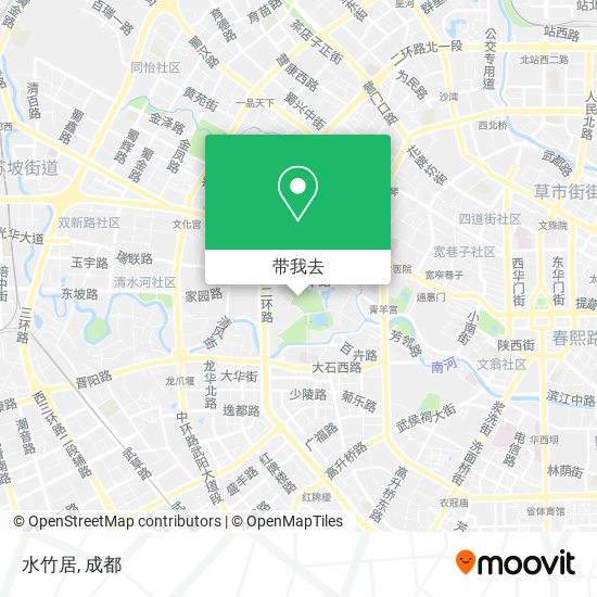 水竹居地图