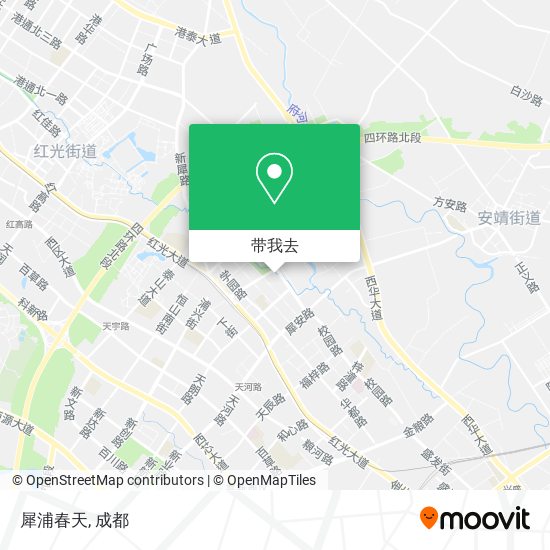 犀浦春天地图