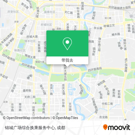 锦城广场综合换乘服务中心地图