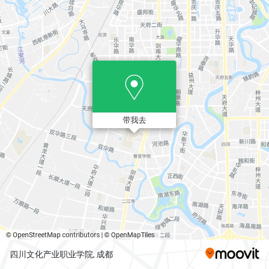 四川文化产业职业学院地图