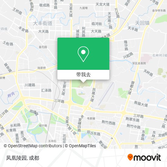 凤凰陵园地图