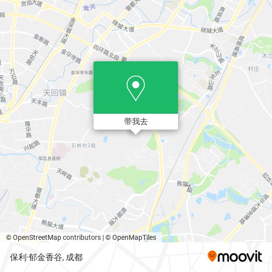保利·郁金香谷地图
