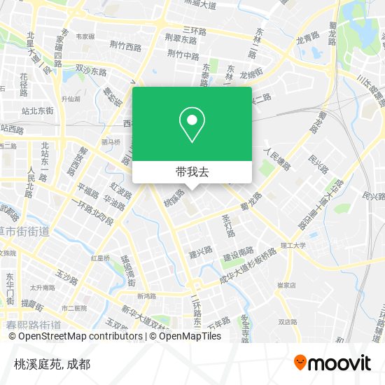 桃溪庭苑地图