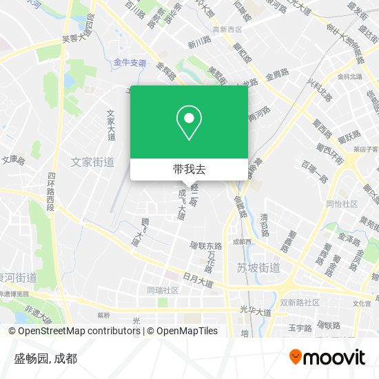 盛畅园地图
