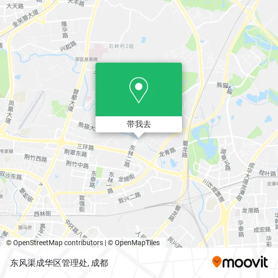 东风渠成华区管理处地图