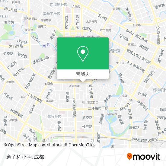 磨子桥小学地图