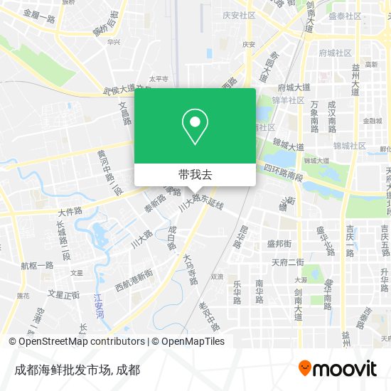 成都海鲜批发市场地图
