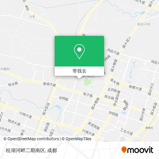 桂湖河畔二期南区地图