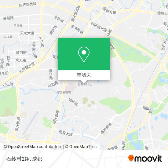 石岭村2组地图