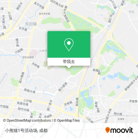 小熊猫1号活动场地图