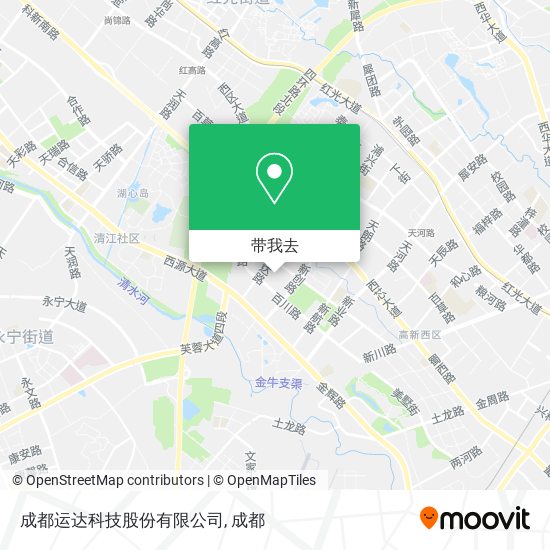 成都运达科技股份有限公司地图