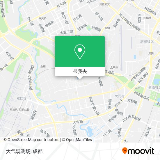 大气观测场地图