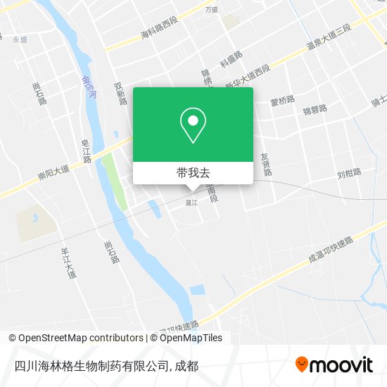 四川海林格生物制药有限公司地图